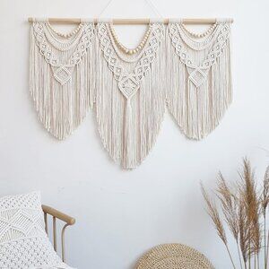 NEW large macrame wall hanging - Boho Tapestry Macrame Wall Decor Art